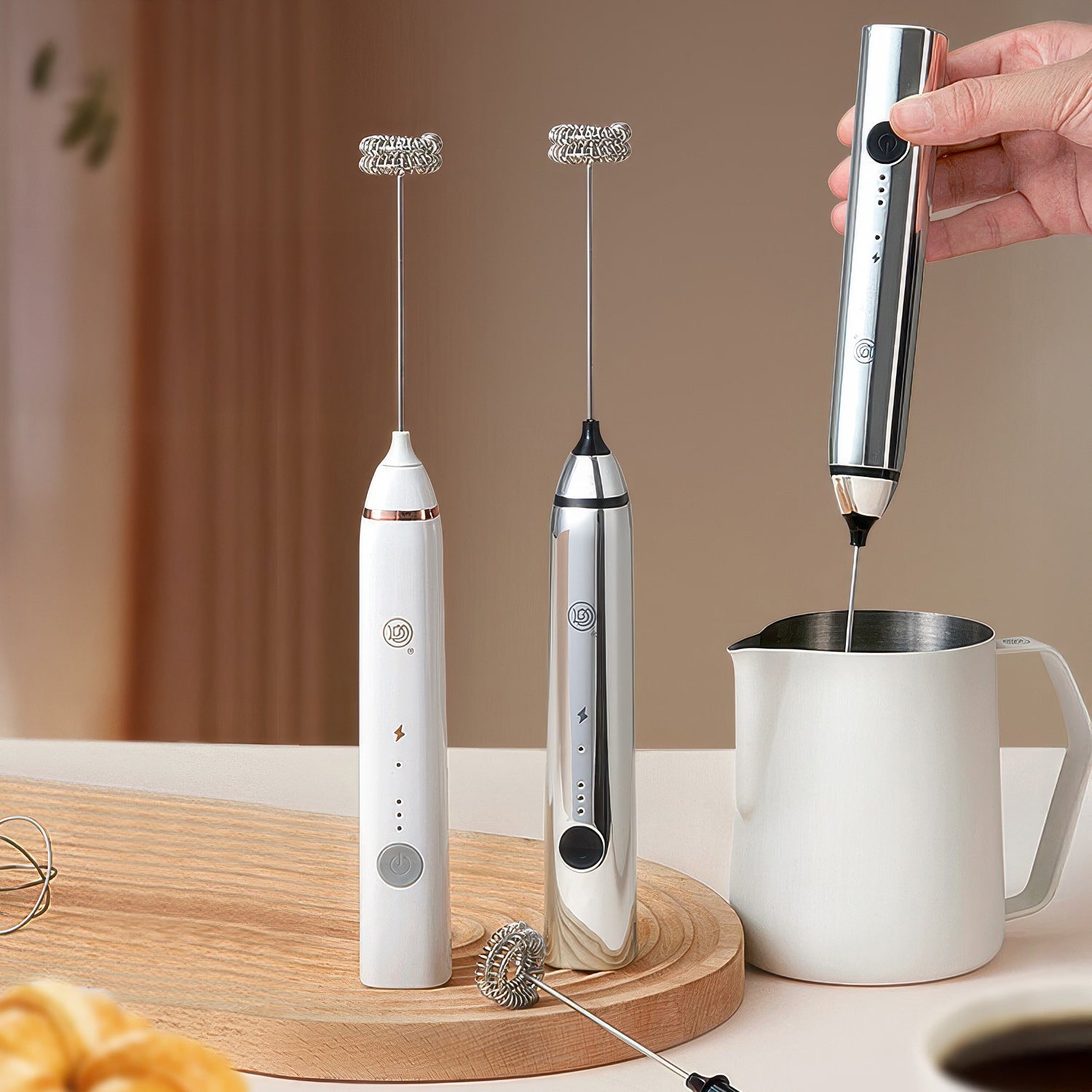 Handheld Milk Frother Electric Foam Maker