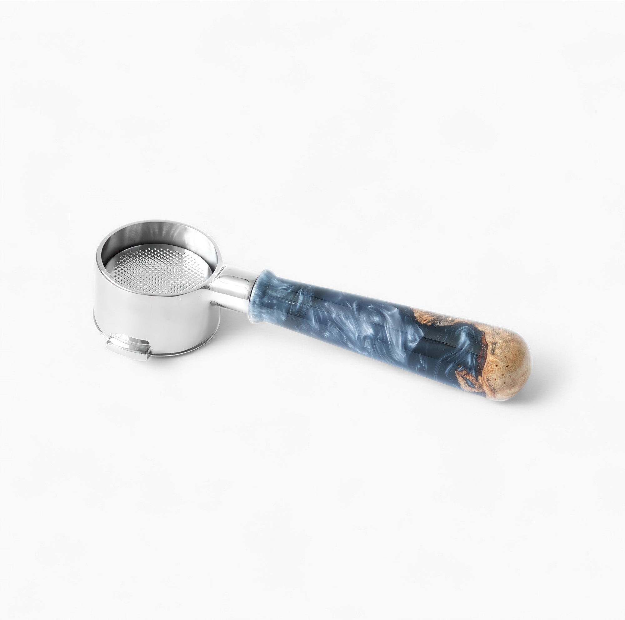 Walnut & Resin Handle Bottomless Portafilter