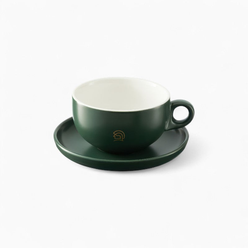 Ceramic Coffee Cup and Saucer Set