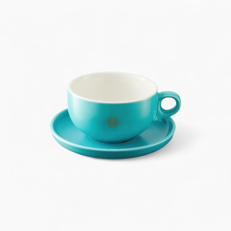 Ceramic Coffee Cup and Saucer Set
