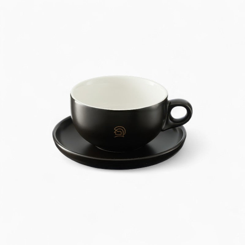 Ceramic Coffee Cup and Saucer Set