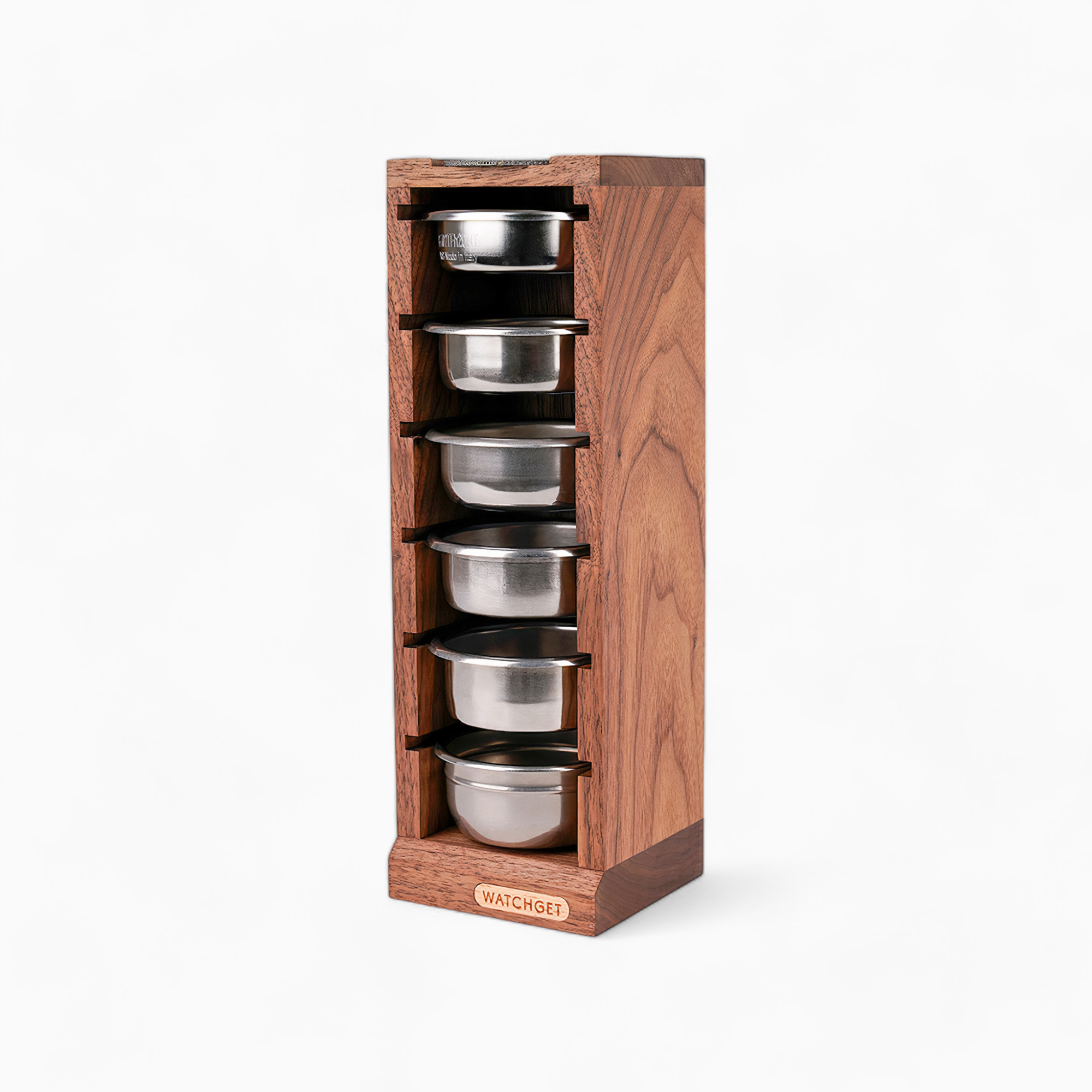 Walnut Filter Baskets Storage
