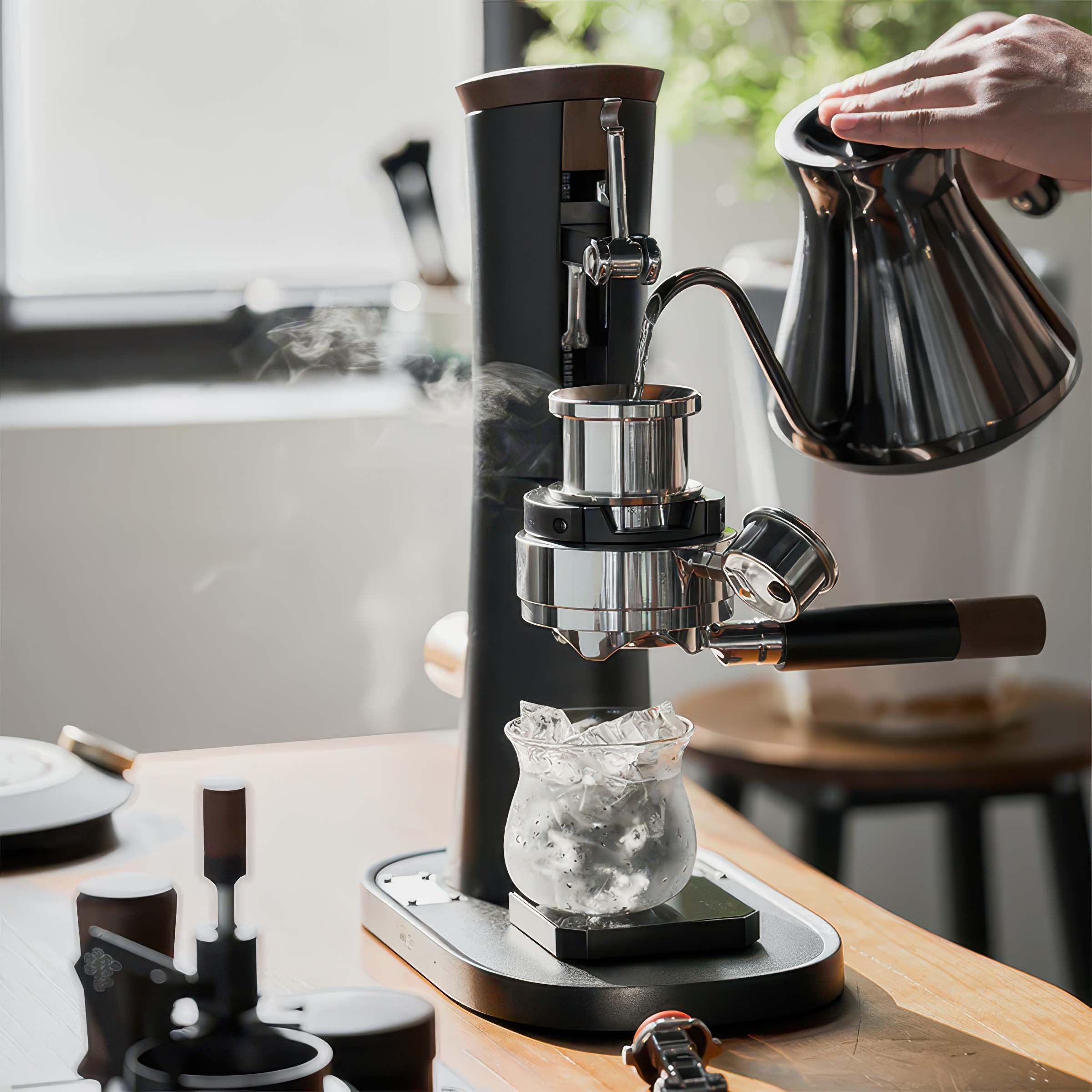 Alkaid Hand-Cranked Manual Coffee Machine